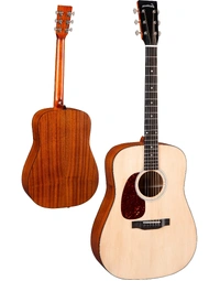 Eastman E1DL Traditional Solid Sitka / Sapele Left-Handed Dreadnought Acoustic Guitar Natural