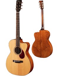 Eastman E1OMCE-SPECIAL Thermo-Cured Solid Sitka/Sapele Orchestra Acoustic Guitar with Pickup