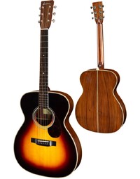 Eastman E20OM Sunburst Orchestra Rosewood Acoustic Guitar