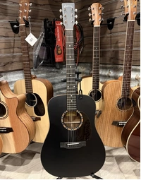 *B Stock* Eastman E2D-BK Traditional Solid Cedar / Sapele Dreadnought Acoustic Guitar Black