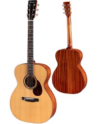 Eastman E2OM Traditional Solid Cedar/Sapele Orchestra Acoustic Guitar