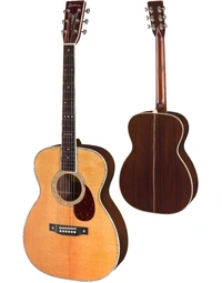 Eastman E40OM-TC Traditional Thermo-Cured Solid Adirondack / Rosewood Orchestra Acoustic Guitar Natural