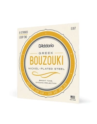 D'Addario EJ97 Nickel Plated Steel 8-String Loop End Greek Bouzouki Strings
