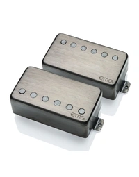 EMG 57/66 TW Set Active Dual Mode Humucker Pickup Set Brushed Black Chrome