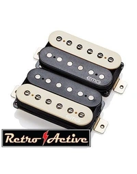 EMG Super 77 Retro Active Pickup Set - Zebra