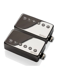 EMG HET JH James Hetfield Signature Active Humbucker Pickup Set Floyd Rose Spacing 52mm Black Chrome
