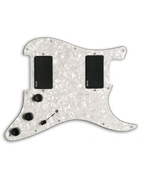 EMG KH21 Kirk Hammett Signature Pre-Wired Pickguard Active Humbucker Pickup Set 3-Ply White Pearloid PG