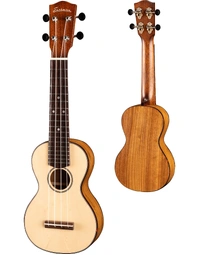 Eastman EU2-S Solid Spruce / Ovangkol Soprano Ukulele