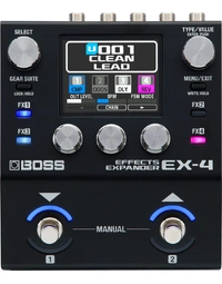 Boss EX-4 Effects Expander Multi-Effects Pedal for Electric Guitar / Bass