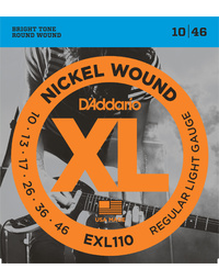 D'Addario EXL110 Reg Lite 10-46 Electric Guitar Strings