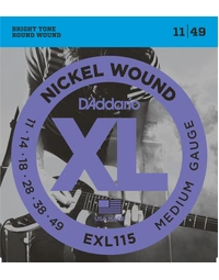 D'Addario EXL115 Blues/Jazz 11-49 Electric Guitar Strings