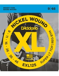 D'Addario EXL125 Super Lite/Reg 9-46 Electric Guitar Strings