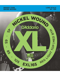 D'Addario EXL165 45-105 Long Scale Bass Guitar Strings