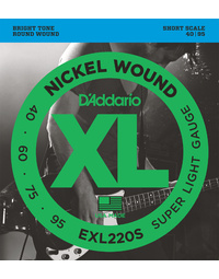 D'Addario EXL220S XL 40-95 Short Scale Bass Strings