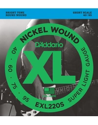 D'Addario EXL220S XL 40-95 Short Scale Bass Strings