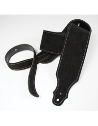 Franklin 2.5" Black Purist Suede Strap w/ Buck Backing