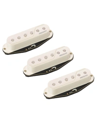 Fishman PRF-STR-WH3 Fluence Single Width Single-Coil Size Pickup Set 6 String Stratocasters White