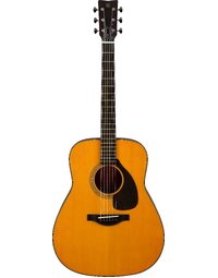Yamaha MIJ FG5 Red Label Solid Spruce/Mahogany Dreadnought Acoustic Guitar Vintage Natural