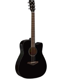 Yamaha FGX800C Dreadnought Acoustic Guitar Black