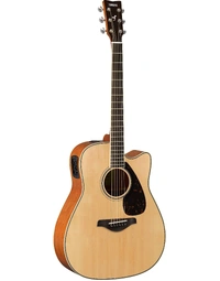 Yamaha FGX820C NT Solid Top Dreadnought Acoustic Guitar w/ Pickup Natural