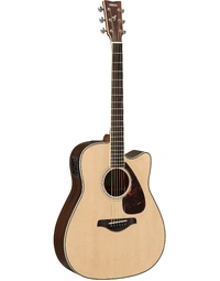 Yamaha FGX830C NT Solid Top Dreadnought Acoustic Guitar w/ Pickup Natural
