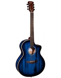 Faith Blue Moon Neptune Acoustic Guitar with Pickup & Hard Case