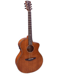 Faith Mahogany Neptune Baby Jumbo Acoustic Guitar with Pickup & Hard Case