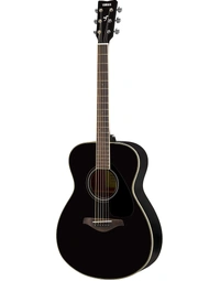 Yamaha FS820 BL Solid Top Concert Acoustic Guitar Black