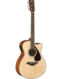 Yamaha FSX800C NT Solid Top Concert Acoustic Guitar w/ Pickup Natural