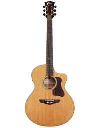 Faith PJE Legacy Neptune Solid Sitka Spruce / Khaya Mahogany Baby Jumbo Acoustic Guitar Cutaway w/ Pickup