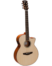Faith Natural Series Venus Auditorium Acoustic Guitar with Pickup & Hard Case