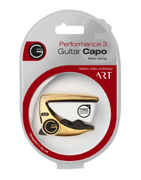 G7th Performance 3 Guitar Capo 18kt Gold Plated