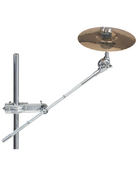 EXCEART Drum Cymbal Boom Arm Drum Clamps Extension Drum Percussion Accessories Drum Hardwares Silver 