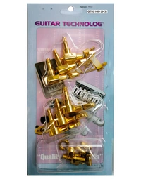 GT Acoustic / Electric Guitar Sealed Tuning Machineheads in Gold Finish (3 A Side)