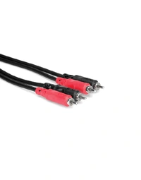 Hosa CRA202 Stereo Cable, Dual RCA to Same, 2 m