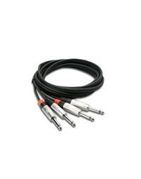 Hosa HPP020X2 Pro Dual Cable 1/4" TS - Same, 20ft
