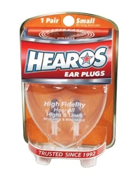 Hearos Hi Fidelity Musician's Ear Plugs Small Size (1 Pair)