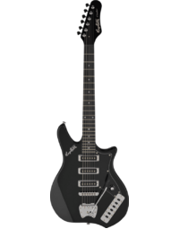 Hagstrom Condor Retroscape Guitar in Black Gloss