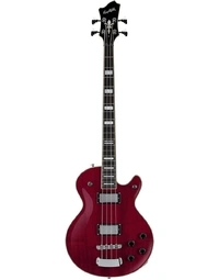 Hagstrom Swede Bass Guitar Wild Cherry Transparent Gloss