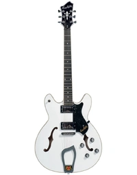 Hagstrom Viking Semi-Hollow Guitar White Gloss