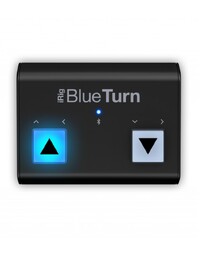 IK Multimedia iRig BlueTurn Backlit Silent Bluetooth Page Turner for Apple & Android