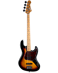 JET Guitars JJB-300 Electric Bass Roasted MN Sunburst