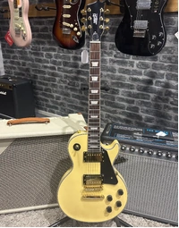 JET Guitars JL-500 Custom Electric Guitar RW Vintage Yellow Gold Hardware