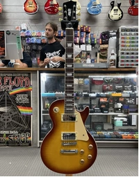 JET Guitars JL-500 Flame Top Electric Guitar RW Ice Tea