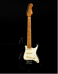 JET Guitars JS-300-MINI Short-Scale Mini Electric Guitar Roasted MN Black