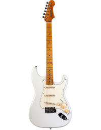 JET Guitars JS-300 Electric Guitar Roasted MN Olympic White