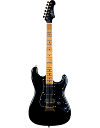 JET Guitars JS-400 Electric Guitar HSS Roasted MN Gold Hardware Black