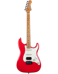 JET Guitars JS-400 Electric Guitar HSS Roasted MN Coral Red
