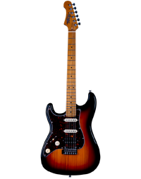 JET Guitars JS-400 Left-Handed Electric Guitar HSS Roasted MN Sunburst