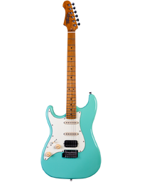 JET Guitars JS-400 Left-Handed Electric Guitar HSS Roasted MN Sea Foam Green